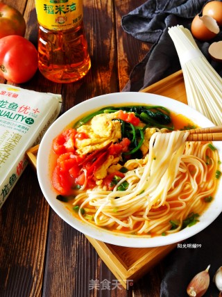 Tomato and Egg Noodles recipe