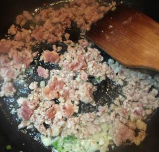 Stir-fried Minced Pork with Corn and Carrot recipe