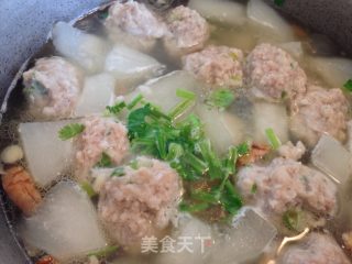 Winter Melon Meatball Soup recipe