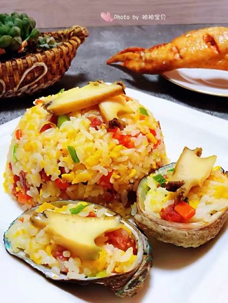 Assorted Fried Rice with Abalone recipe