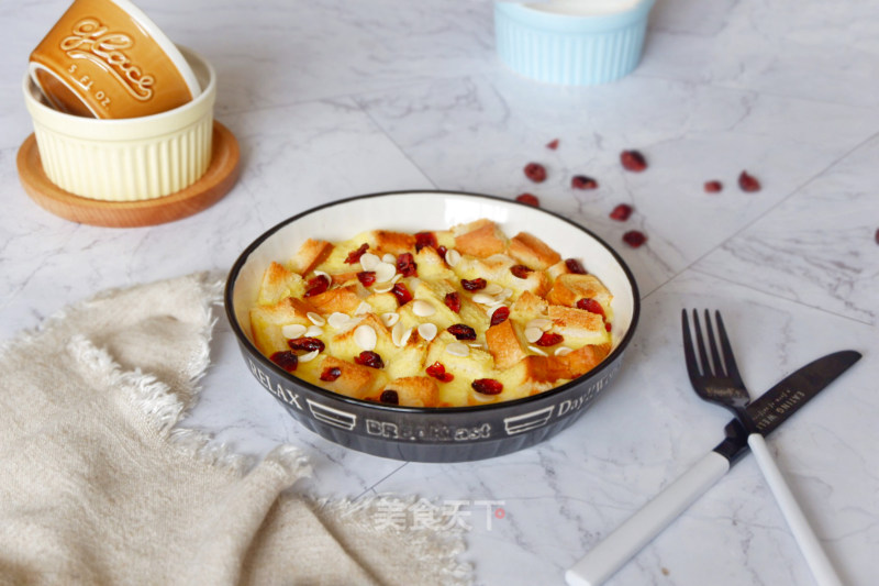 Cranberry Bread Pudding recipe