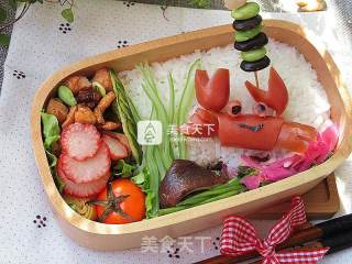 Little Crab Fun Bento recipe