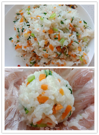 Antarctic Krill Meat Rice Ball recipe