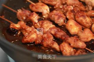 Honey Spicy Chicken Skewers recipe