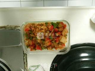 Microwave Cheese Baked Rice recipe