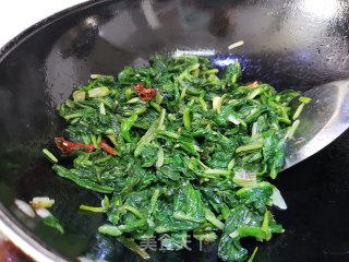 Vegetarian Fried Lettuce Leaves recipe