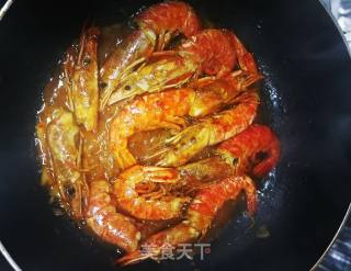 Braised Shrimp in Tomato Sauce and Oil recipe