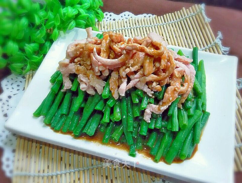 Shredded Pork with Beans recipe