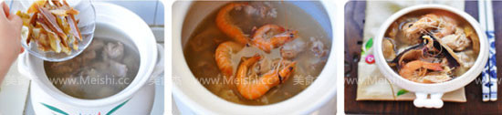 Stewed Pork Ribs with Cuttlefish and Shrimp recipe