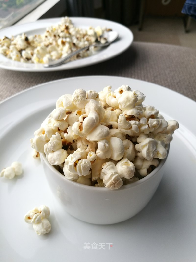 #trust之美# Homemade Snacks-caramel Popcorn (pan Version) recipe