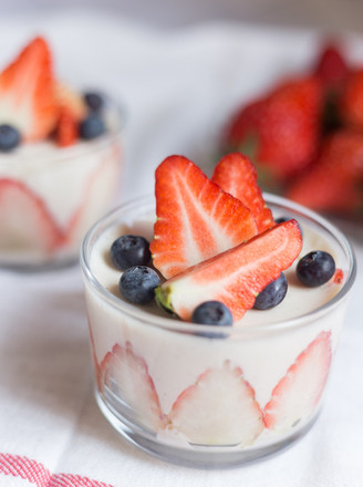 Strawberry Cheese Pudding recipe