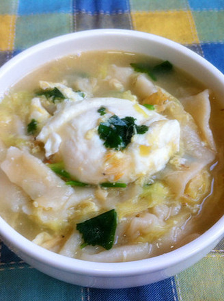 Noodle Soup with Eggs
