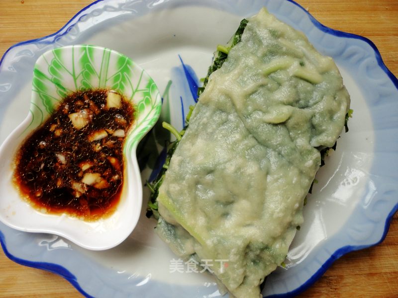 Another Way to Eat The Nutrient-rich Green Leafy Spinach—water Spinach Leaf Bun recipe