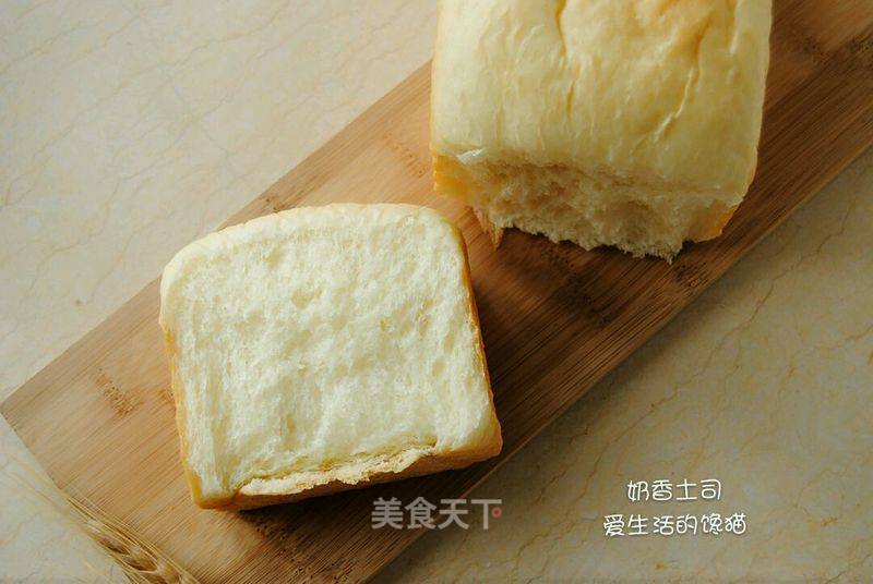 #aca烤明星大赛#milk-flavored Toast recipe