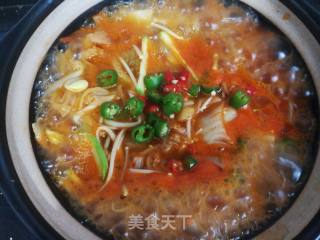 Korean Spicy Cabbage Tofu Soup recipe