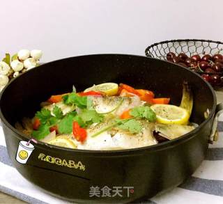 #aca烤明星大赛#grilled Sea Bass with Lemon Flavor recipe