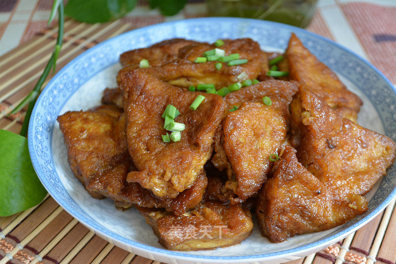 Marinated Tofu with Gravy recipe