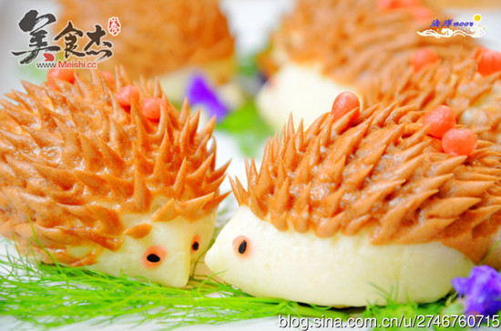 Little Hedgehog Bun recipe