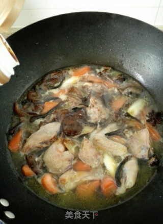 #trust之美#small Chicken Roasted Meat Mushrooms recipe