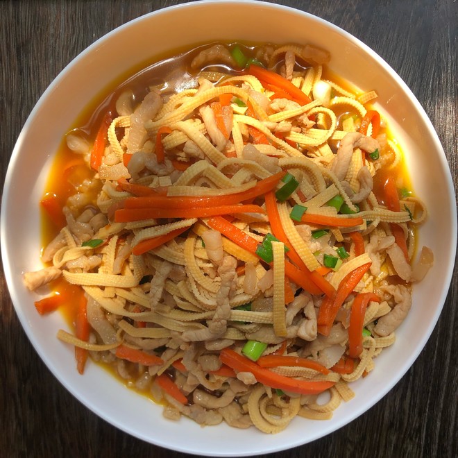 Stir-fried Tofu Skin (thousand Sheets)