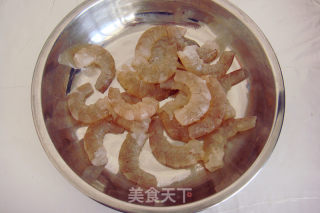 Fried Shrimp with Peas recipe