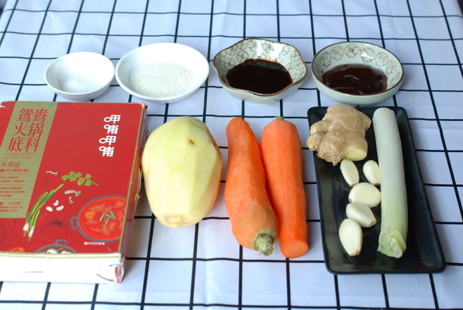 Cangzhou Famous Hot Pot Chicken, A Bag of Hot Pot Ingredients Makes A Pot, Tender and Tender recipe