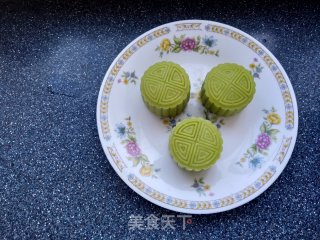 Matcha Snowy Mooncake recipe