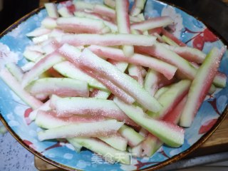 Stir-fried Watermelon Peel recipe