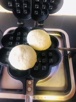 Matcha Waffles (with Filling) recipe