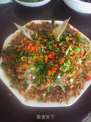 Chopped Pepper Fish Head recipe