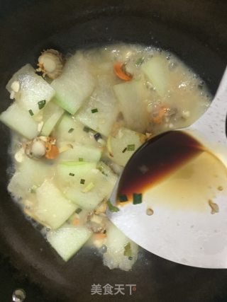 Scallop Meat Roasted Winter Melon recipe