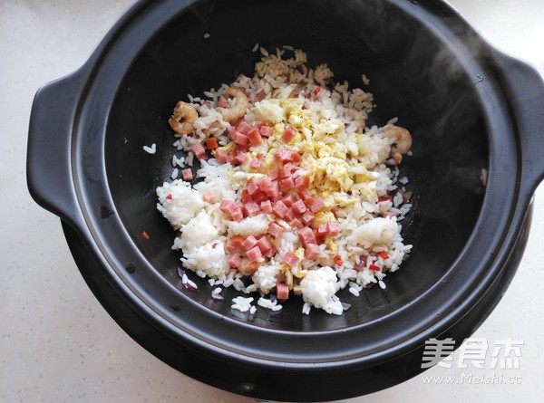 Fried Rice with Eagle Claw Shrimp and Gumbo recipe