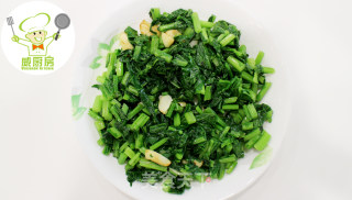 #trust of The Beauty# Stir-fried Mustard Greens, The Green Elf in The Bowl--wei Chu Yi recipe