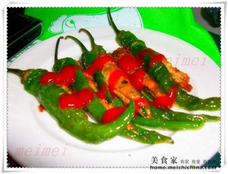 Home-cooked Dishes @@鮮虎皮尖椒 recipe
