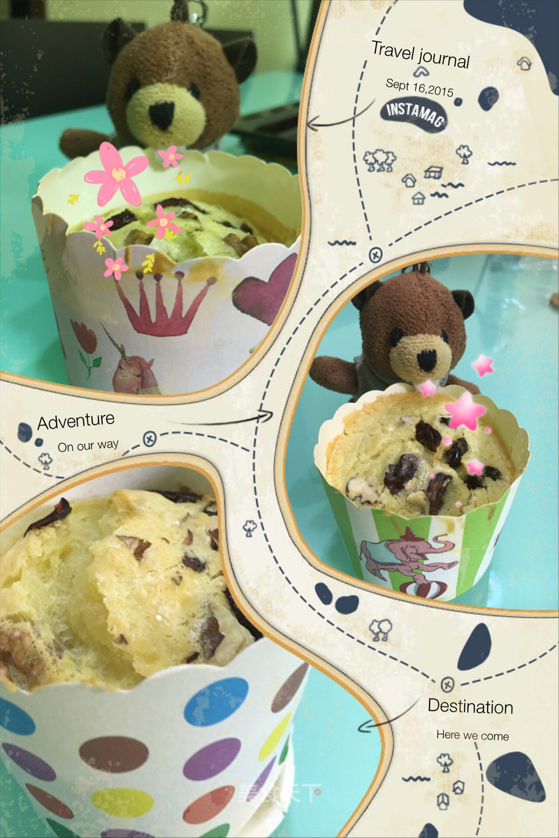 #新良first Baking Competition#cranberry Muffin Cake recipe
