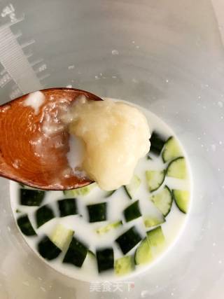 Cucumber Milk Honey Drink recipe