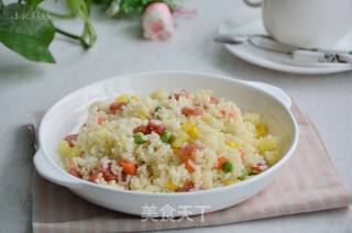 Pineapple Sausage Fried Rice recipe