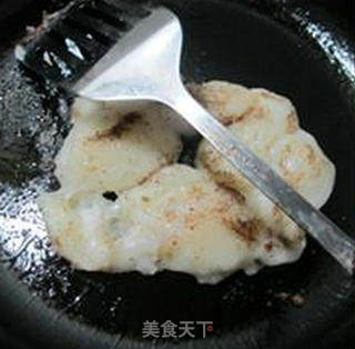 Glutinous Rice Cakes with Chives, Pepper and Salt recipe