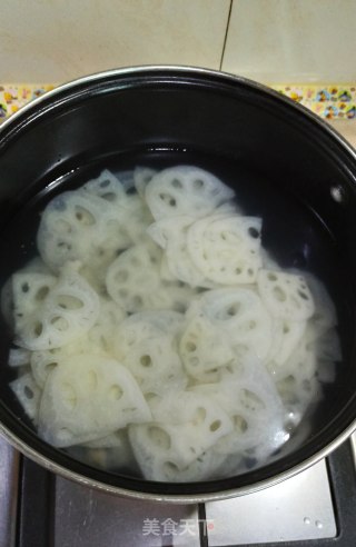 Red Oil Lotus Root Slices recipe