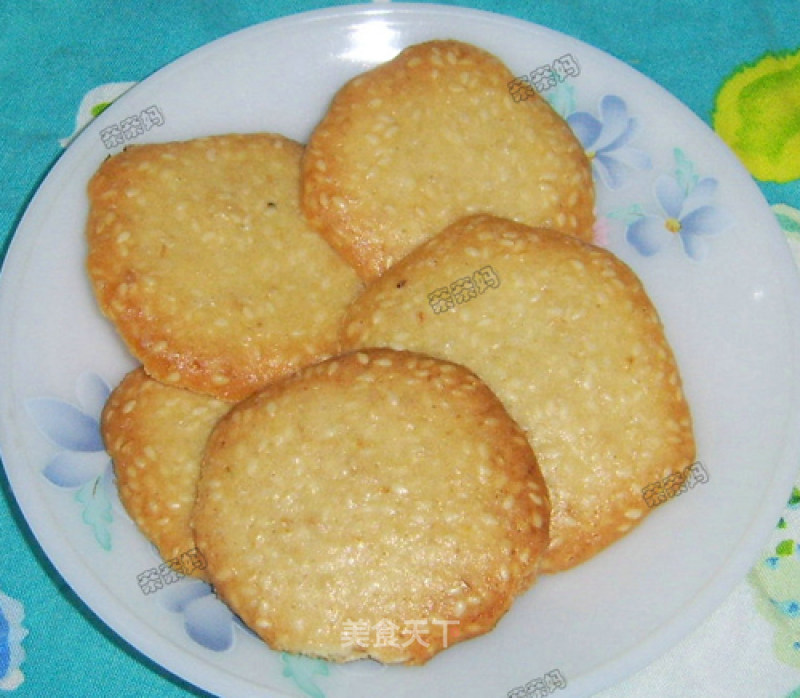 White Sesame Shortbread recipe
