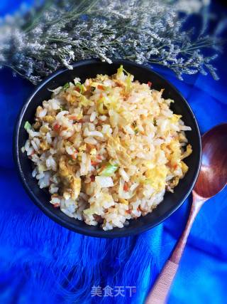 Fried Rice with Sauerkraut recipe