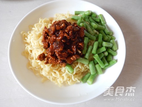 Noodles with Carob Meat Sauce recipe