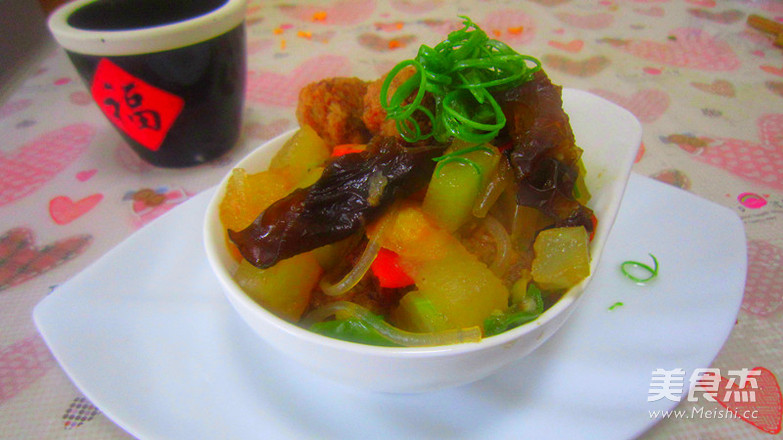 Winter Melon Burnt Meatballs recipe