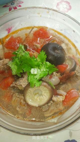 Tomato Sirloin Soup (clear) recipe