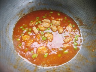 Make The Rice Super Delicious-flavored Tomato Sauce Shrimp Rice recipe