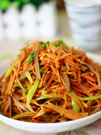 Vegetarian Stir-fried Three Silk recipe