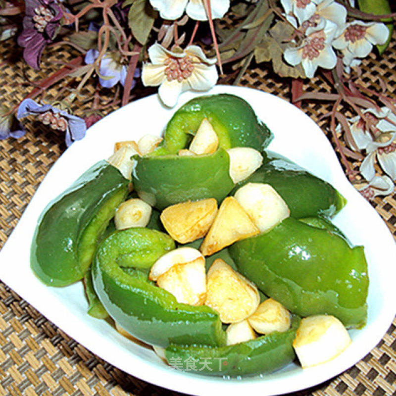 Green Pepper Garlic recipe