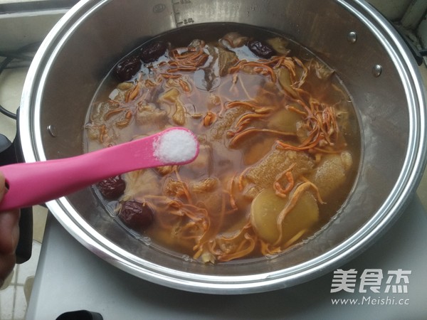 Monkey Mushroom, Cordyceps, Bamboo Sun, Pork Rib Soup recipe