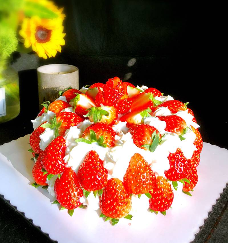 Strawberry Matcha Cake