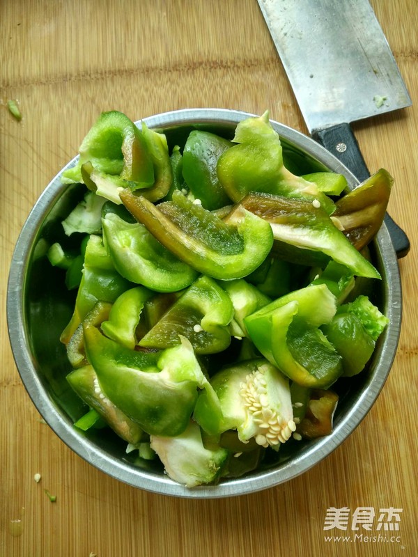 Vegetarian Stir-fried Green Pepper recipe